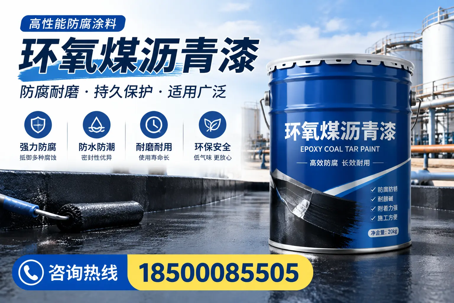 环氧煤沥青漆与传统涂料的对比,哪种更适合镇江?
